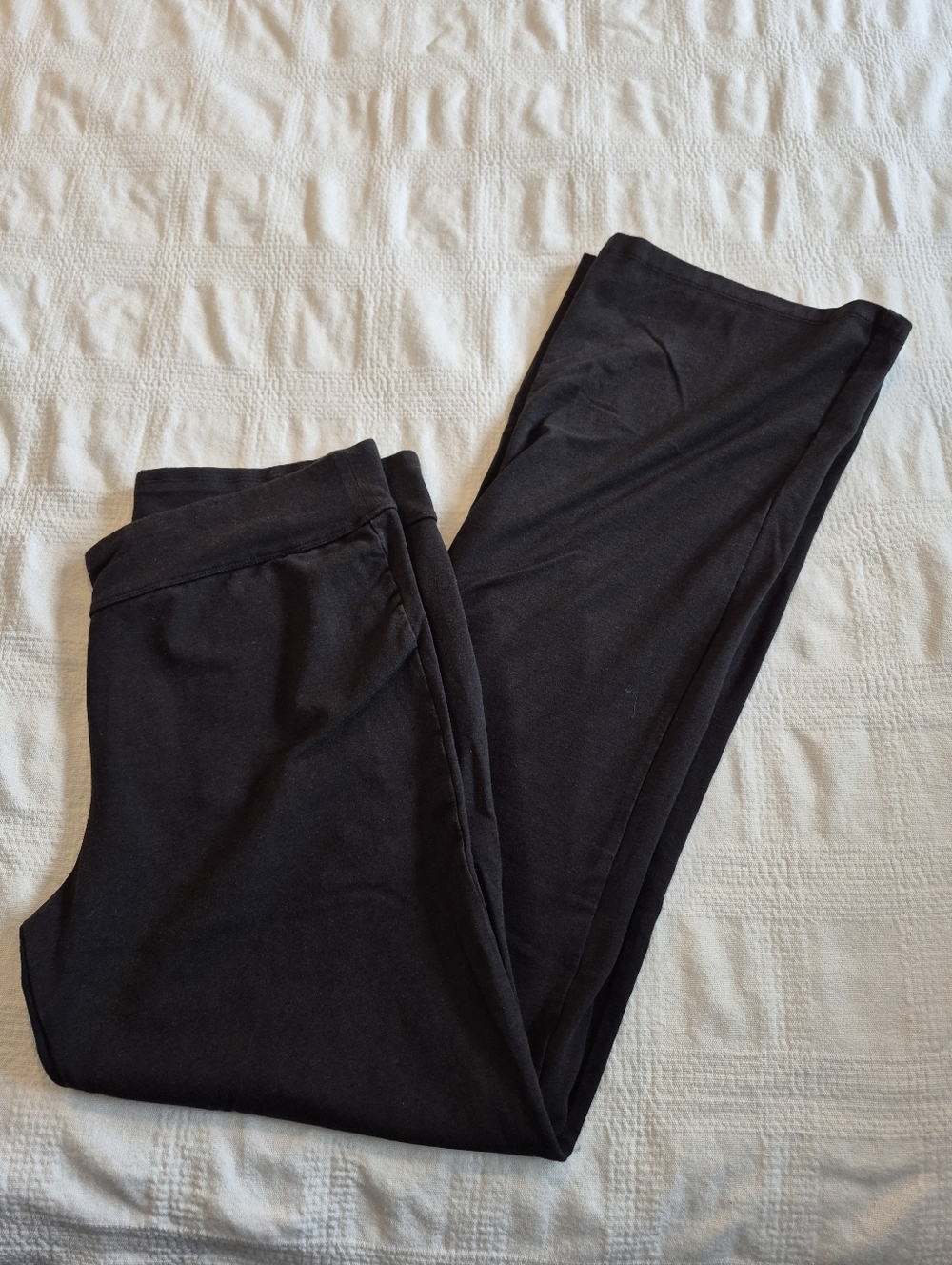 Fishers Finery women's XL black pull on pants VGUC